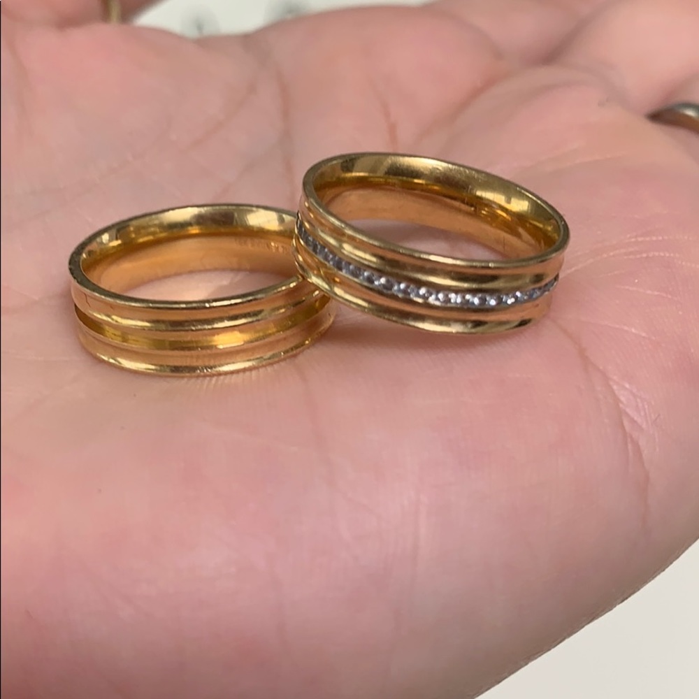 18k gold wedding rings - Picture 3 of 5